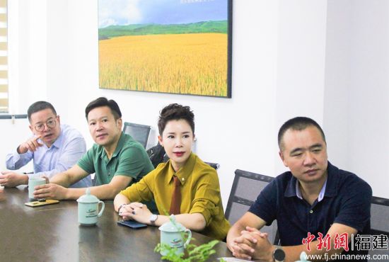 走访调研台企福建省佰臻生态农业有限公司。林榕生 摄 走访调研台企福建省佰臻生态农业有限公司。林榕生 摄